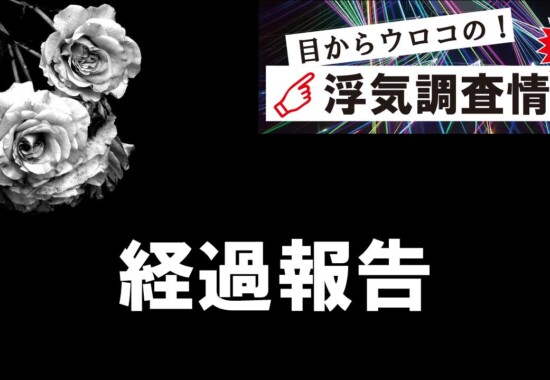 浮気調査の経過報告