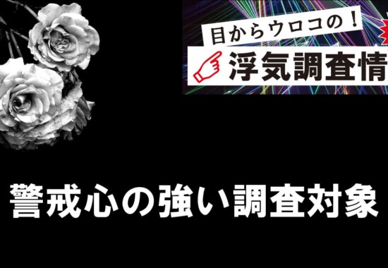 警戒心の強い調査対象者