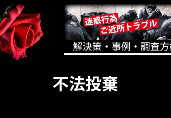 敷地内への不法投棄