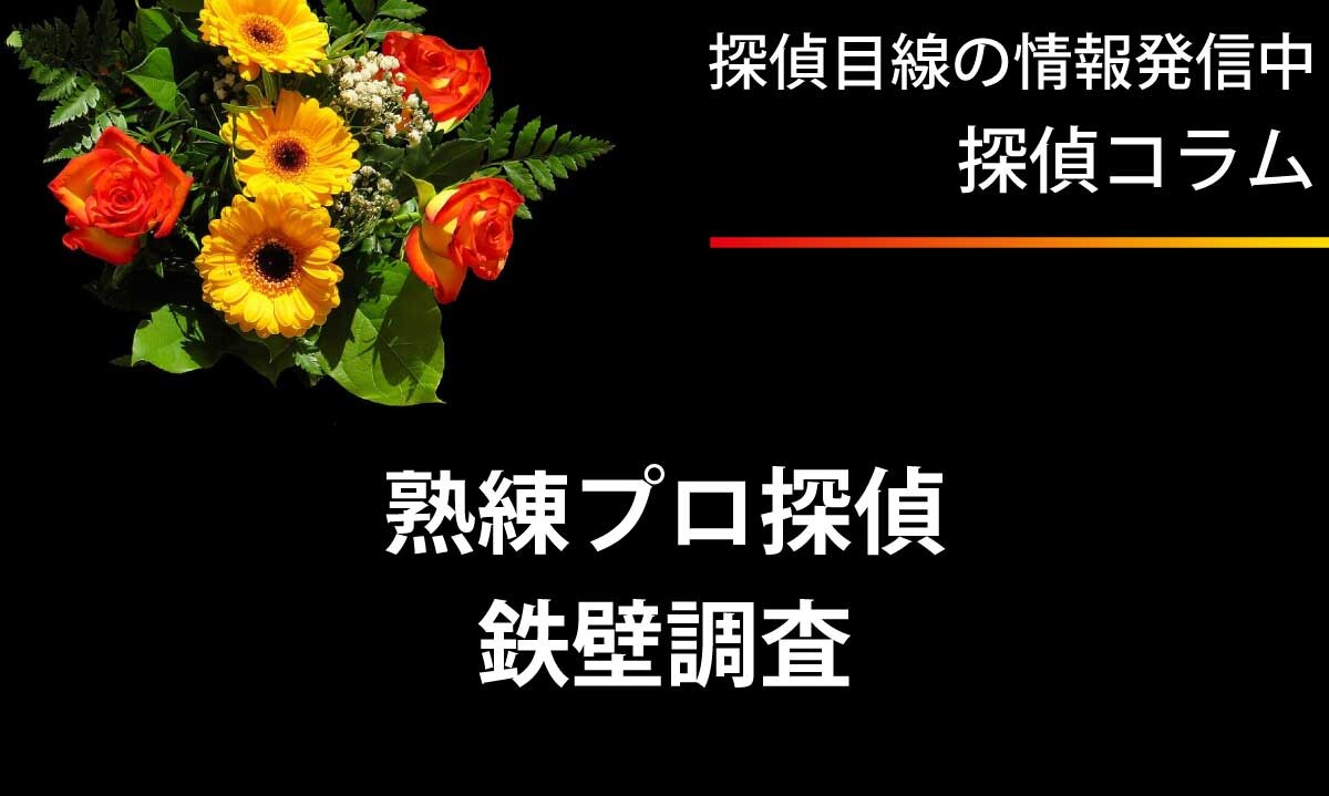 熟練のプロ探偵が本格調査