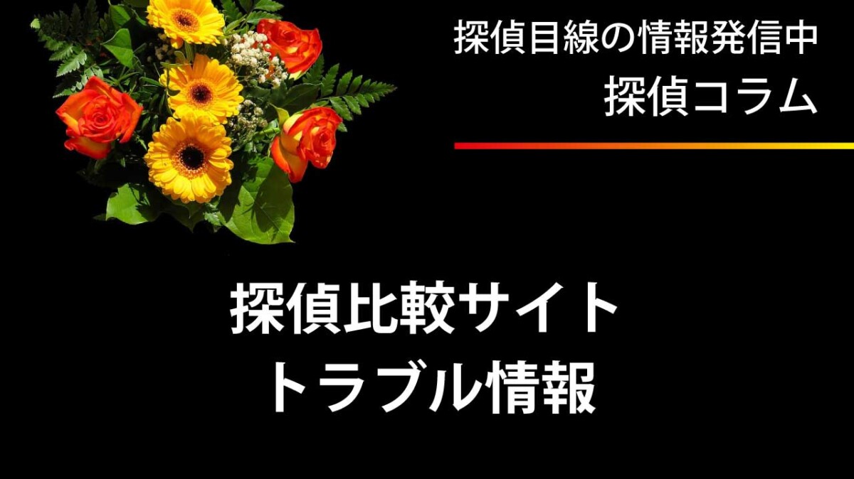自作自演を含む探偵社ランキング系サイトによるトラブル情報のお知らせ